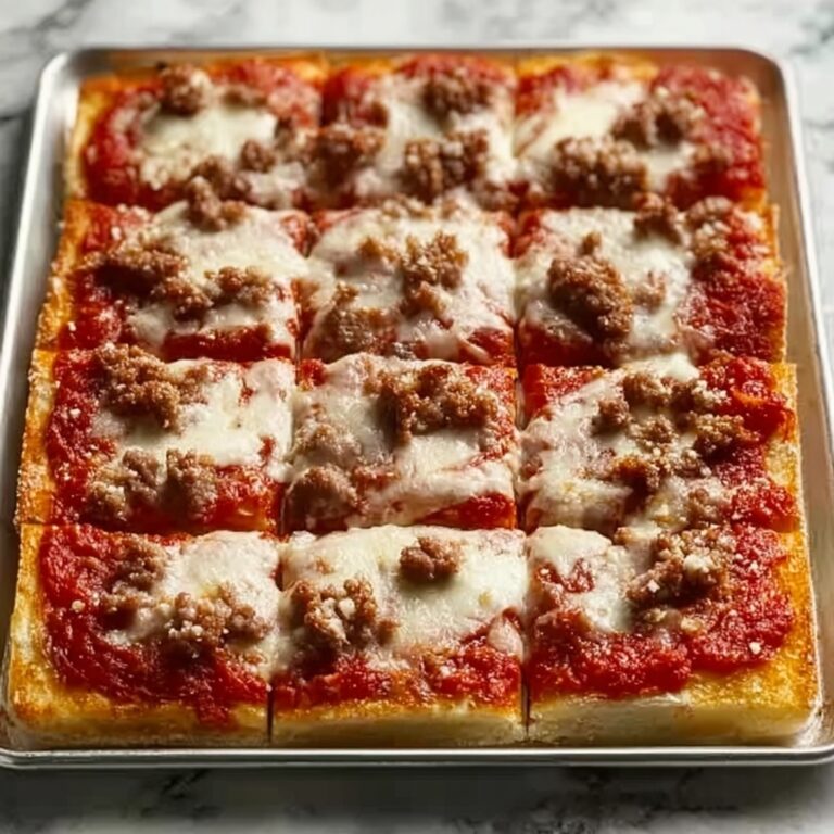 School Cafeteria-Style Pizza Recipe