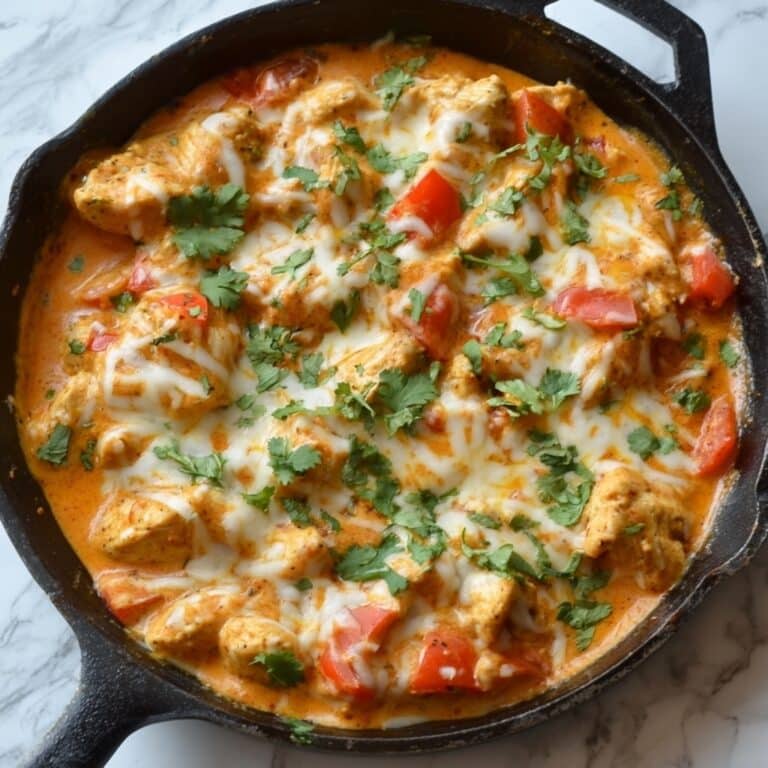 Skillet Chicken Con Queso Recipe