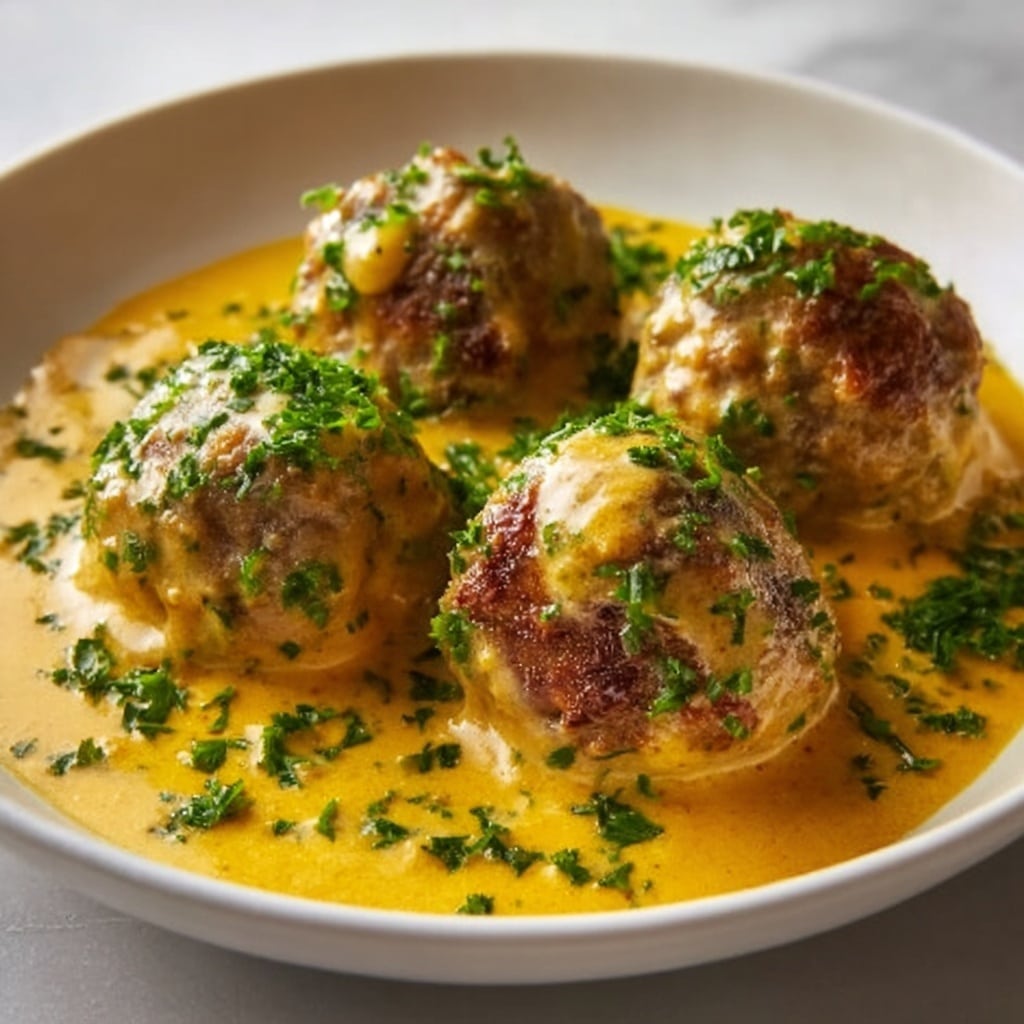 Vegan Lentil Dumplings in Curry Sauce Recipe