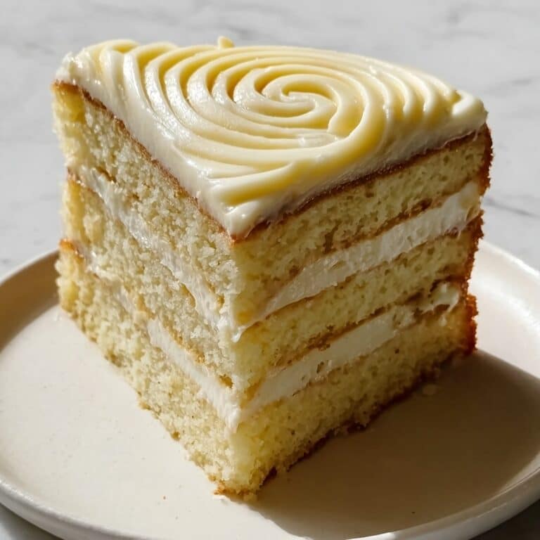 Vanilla Buttermilk Pound Cake with Cream Cheese Glaze Recipe