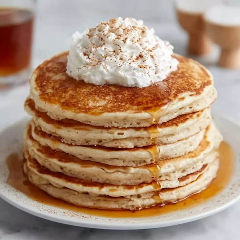 Low-Calorie Protein Pancakes with Cinnamon and Greek Yogurt Recipe