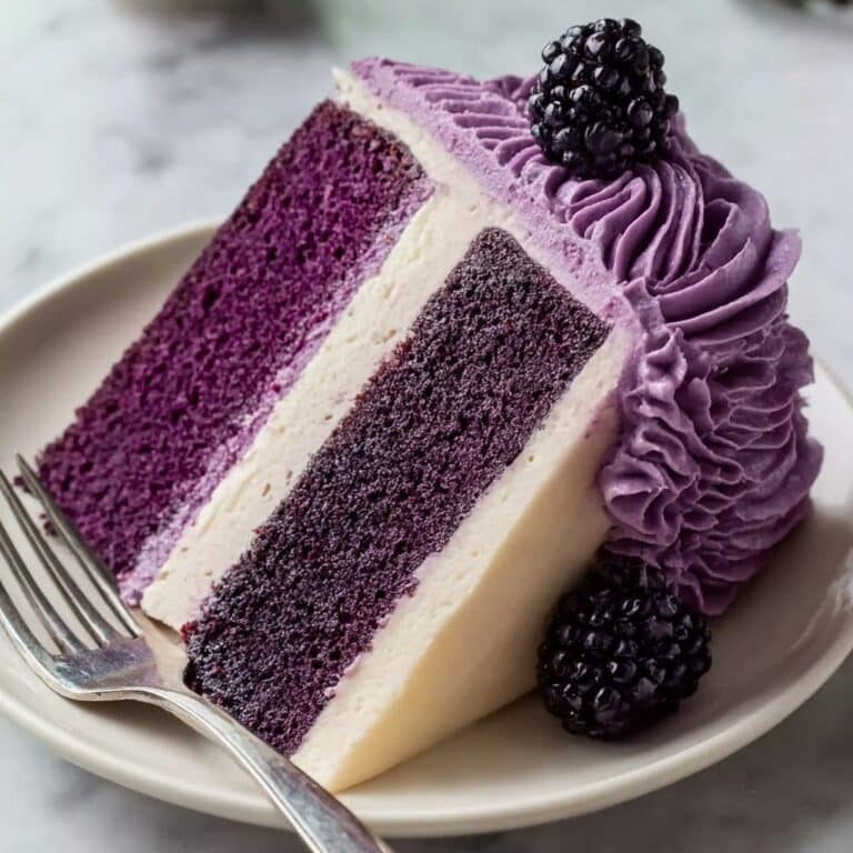 Purple Velvet Cake with White Chocolate Cream Cheese Frosting Recipe
