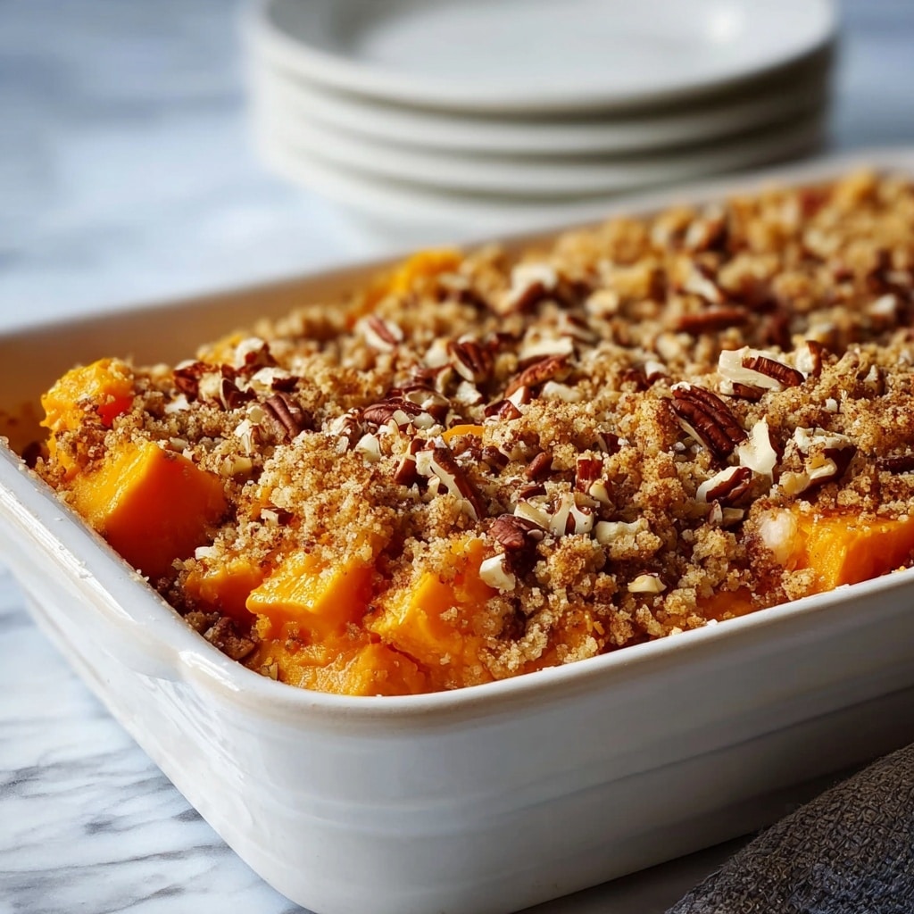 Sweet Potato Casserole with Pecan Topping Recipe 6 Sweet Potato Casserole with Pecan Topping Recipe - Recipe Image