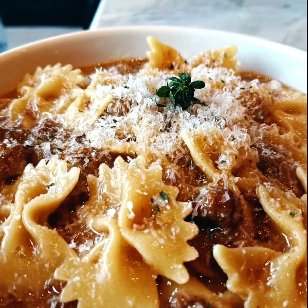 Creamy Beef and Bowtie Pasta: An Amazing Ultimate Recipe for Any Night Recipe