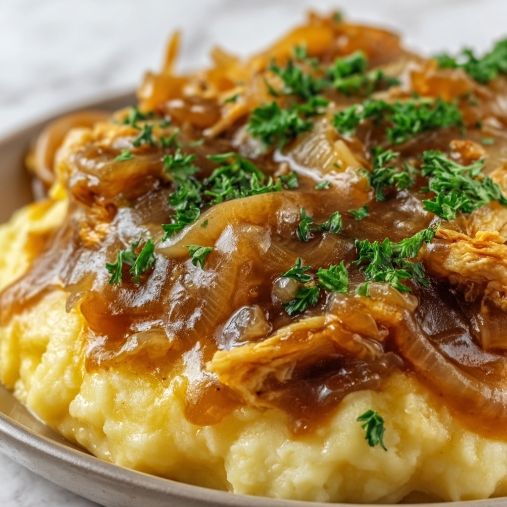 French Onion Skillet Sauce for Proteins, Vegetables, and Rice Recipe