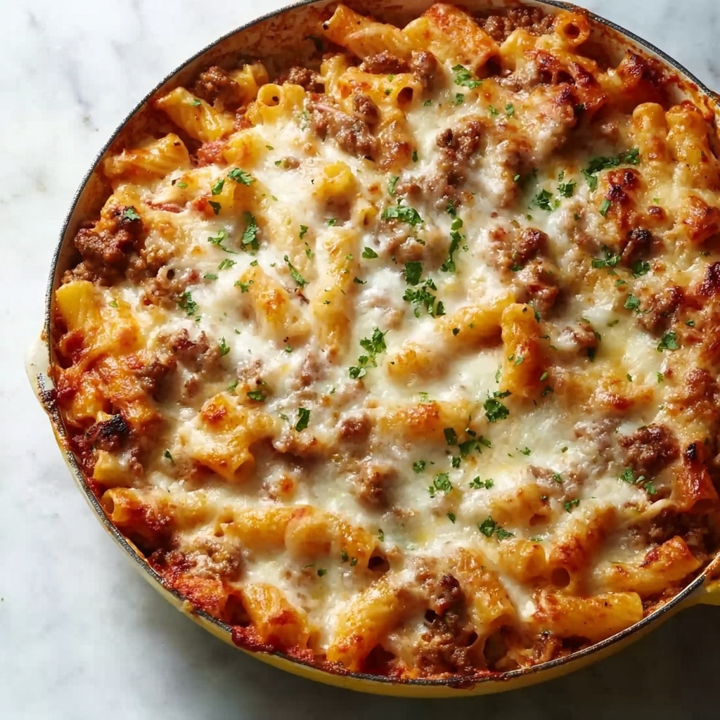 One-Skillet Cheesy Beef and Macaroni Recipe