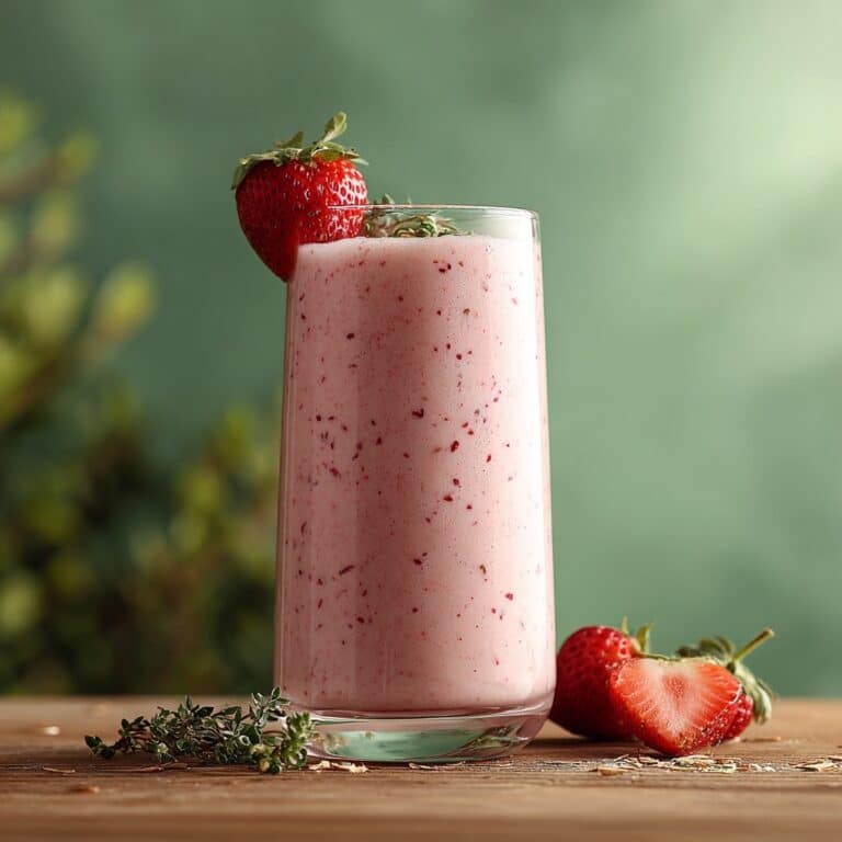 Fat Burning Strawberry Smoothie Recipe
