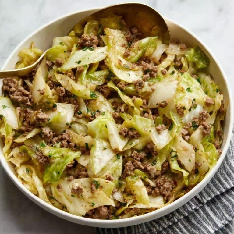 Ground Beef and Cabbage Skillet Recipe