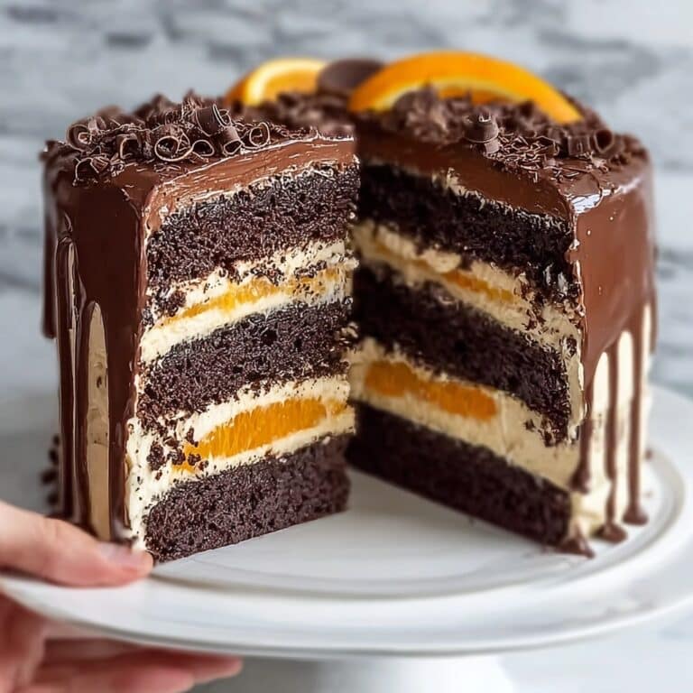 Chocolate Orange Layer Cake with Orange Curd Recipe