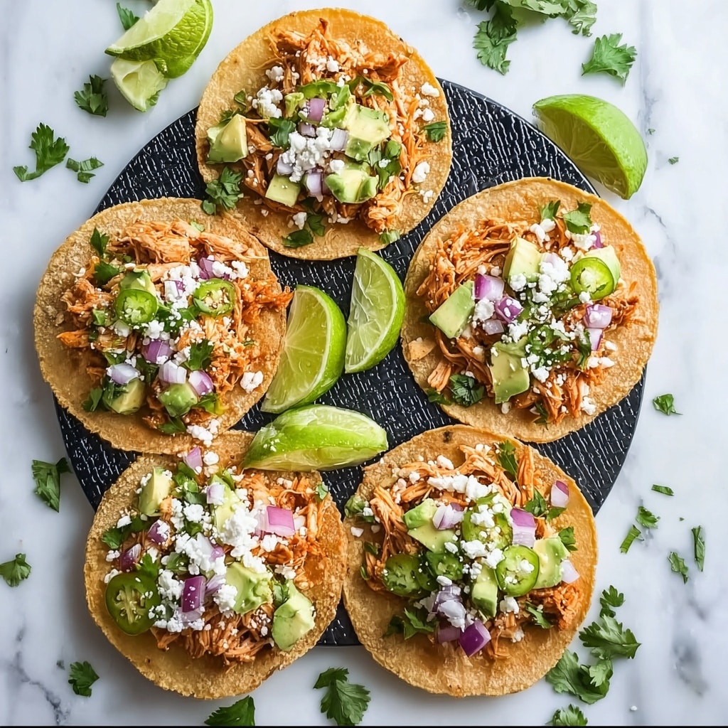 Healthy Crockpot Chicken Tacos Recipe