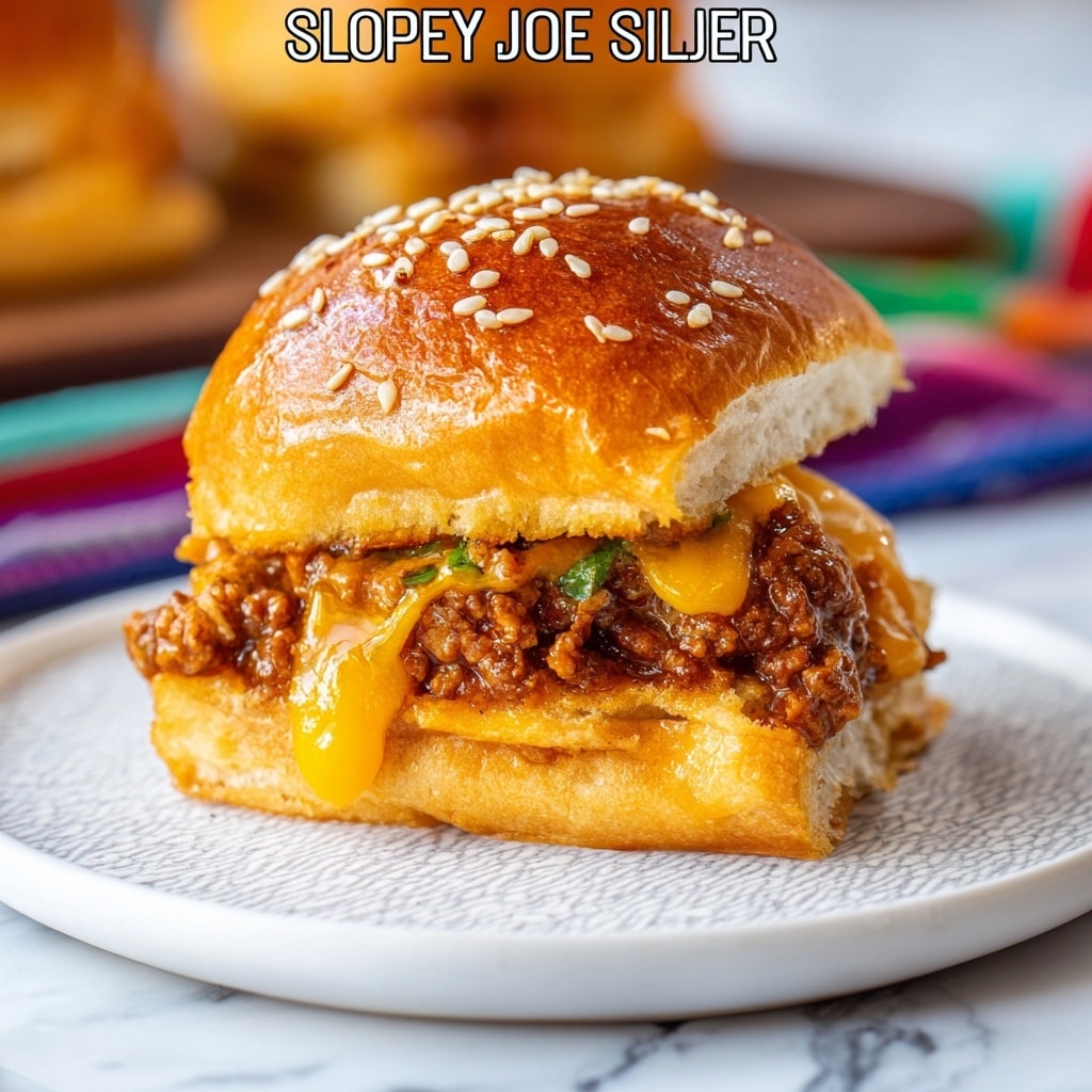 Sloppy Joe Sliders with BBQ Sauce and Poppy Seeds Recipe