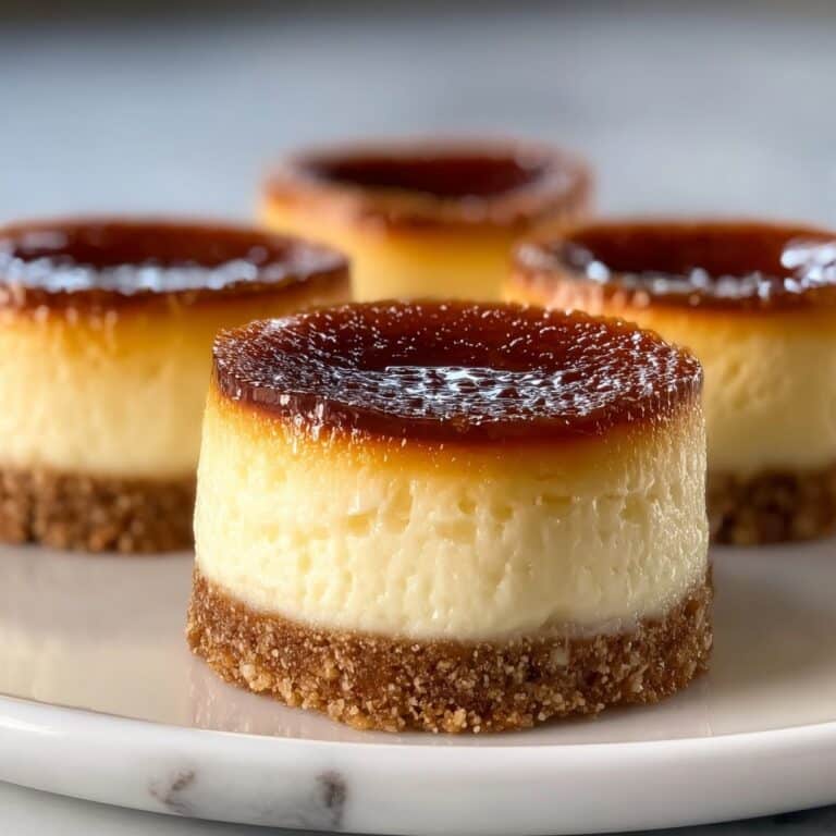 Mini Crème Brûlée Cheesecakes: Easy & Delicious Recipe
