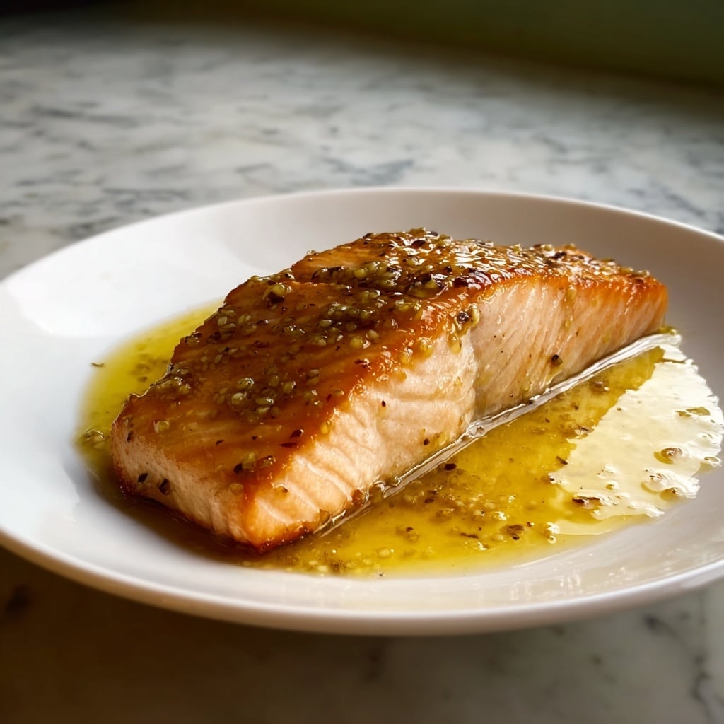 Honey Mustard Glazed Salmon Recipe