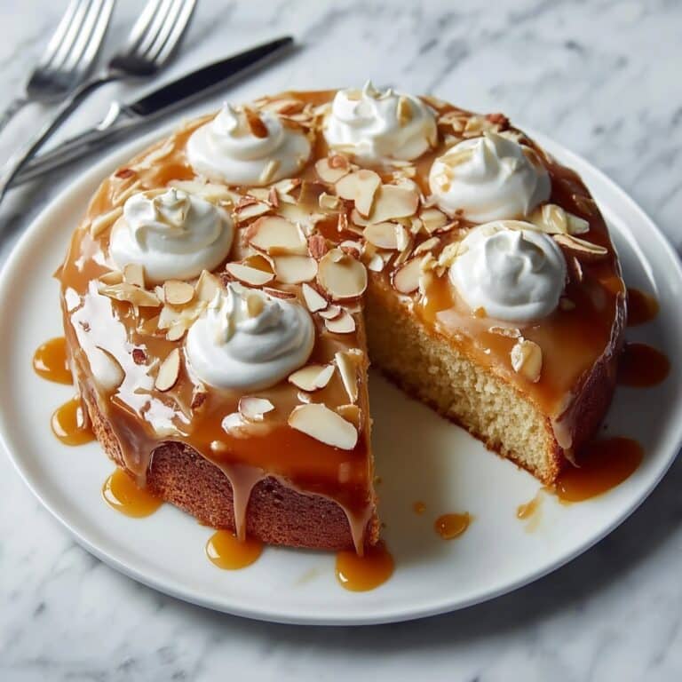 Best Toffee Almond Cake Recipe (Moist, Buttery & Crunchy) Recipe