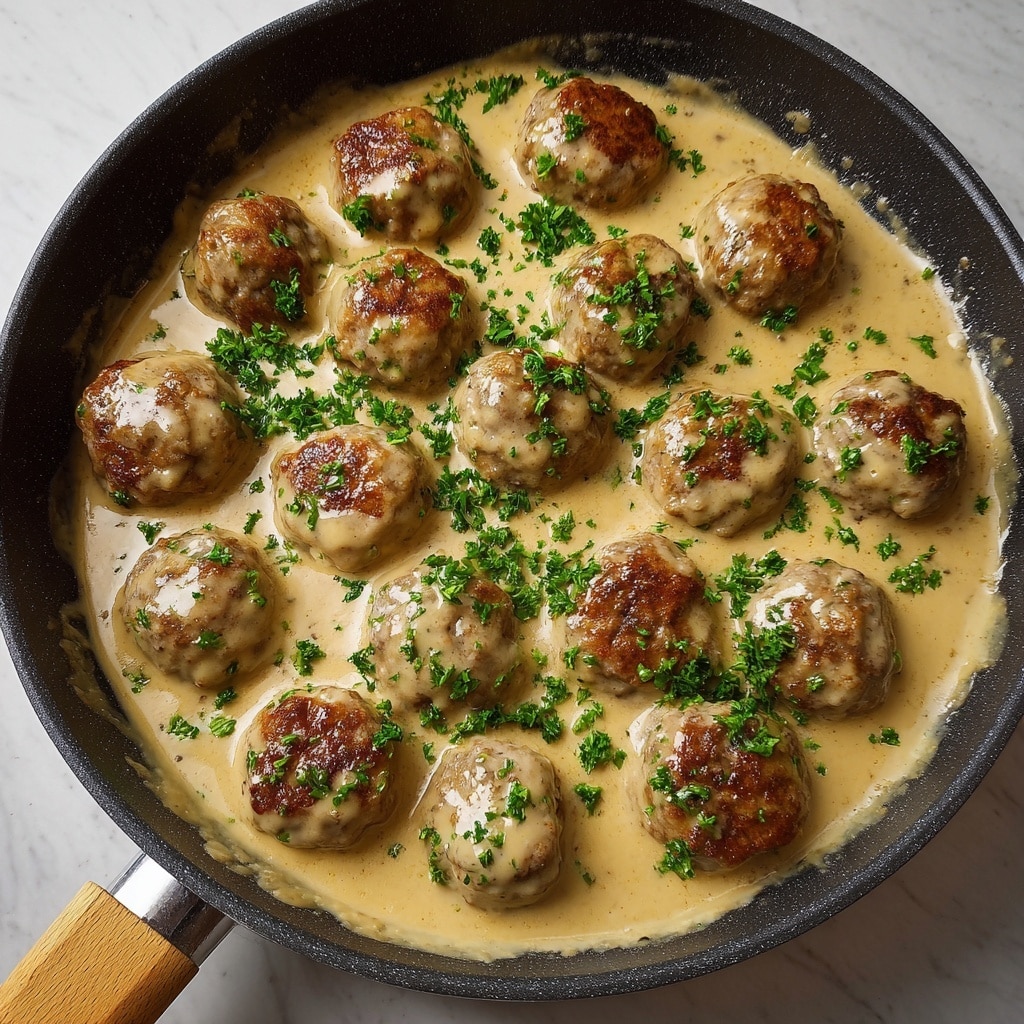 Swedish Meatballs in Creamy Gravy Recipe