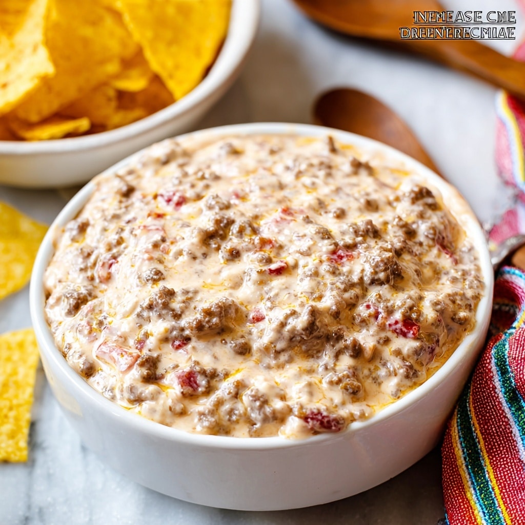 3-Ingredient Cream Cheese Sausage Dip Recipe