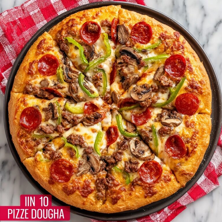 10 Minute Pizza Dough Recipe