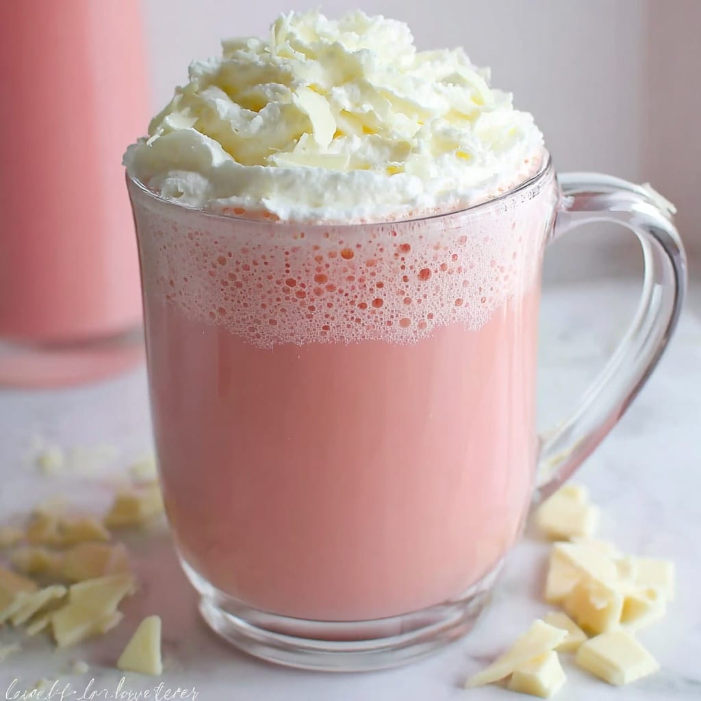 Strawberry White Hot Chocolate Recipe