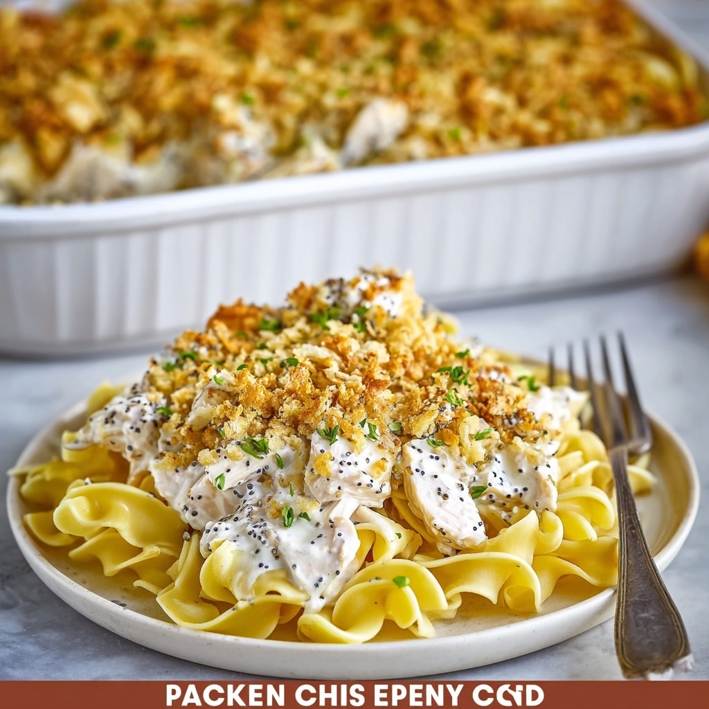 Creamy Poppy Seed Chicken Casserole Recipe
