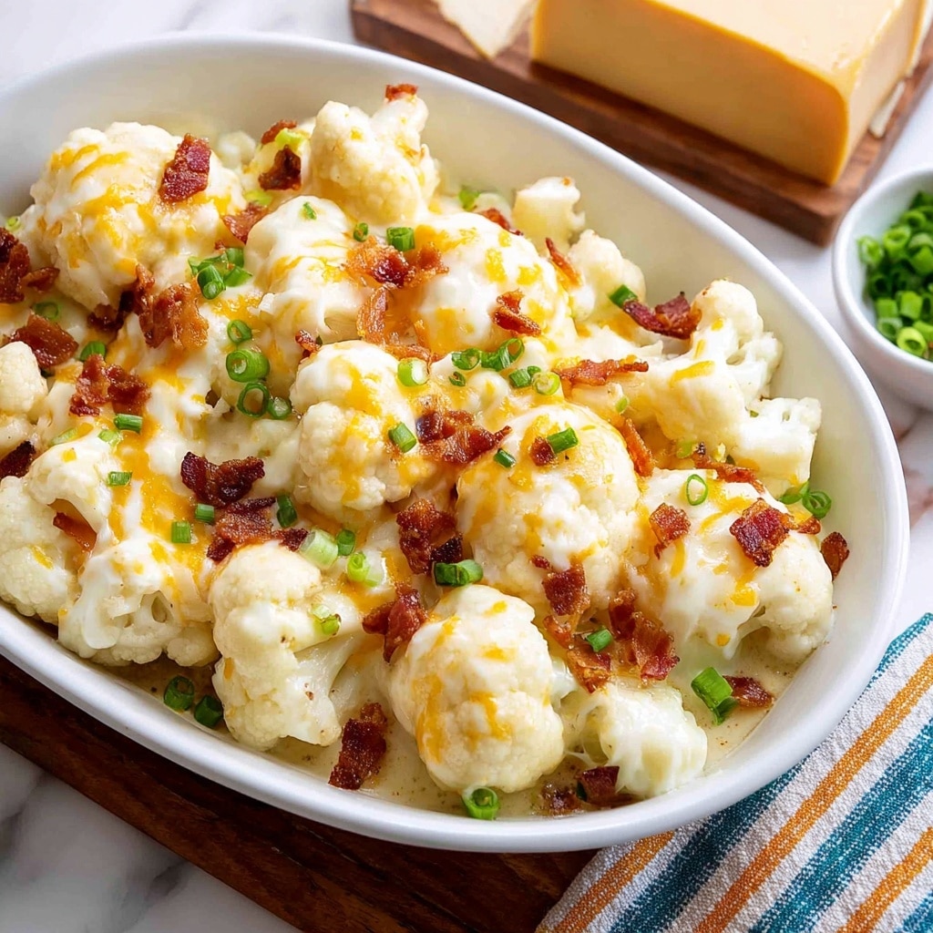 Baked Cauliflower with Cheese Casserole Recipe
