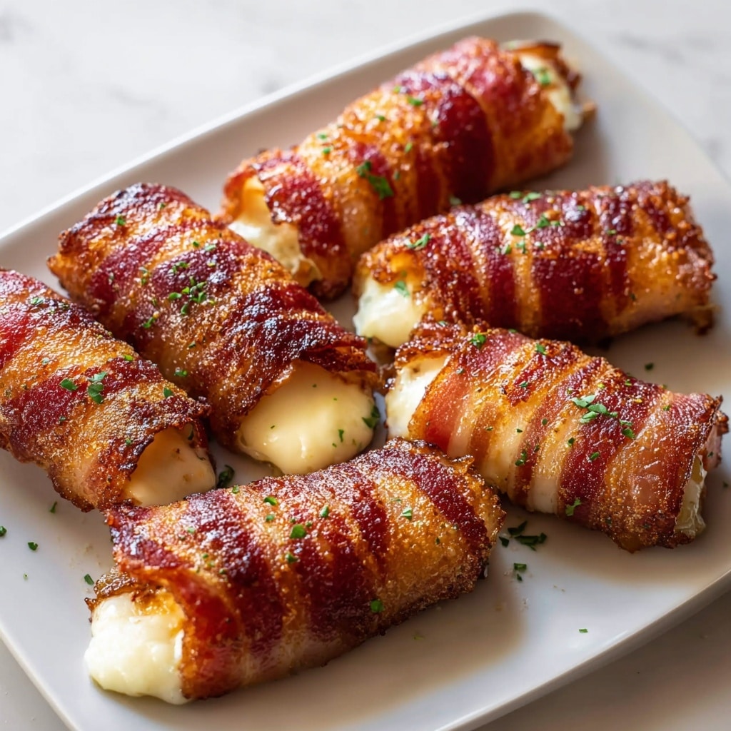 Nashville Hot Beef Bacon-Wrapped Mozzarella Sticks Recipe