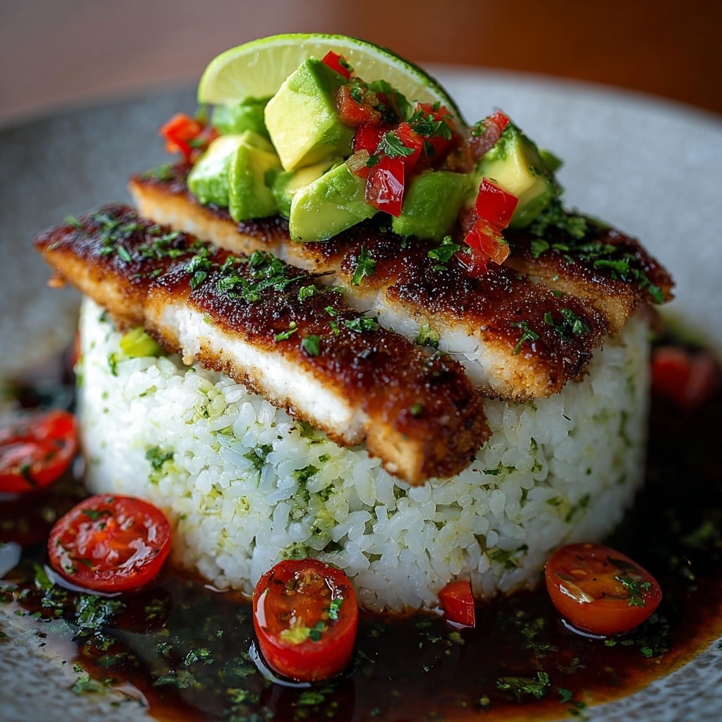 Honey Lime Chicken & Avocado Rice Stack – Irresistible 25-Minute Dinner Recipe