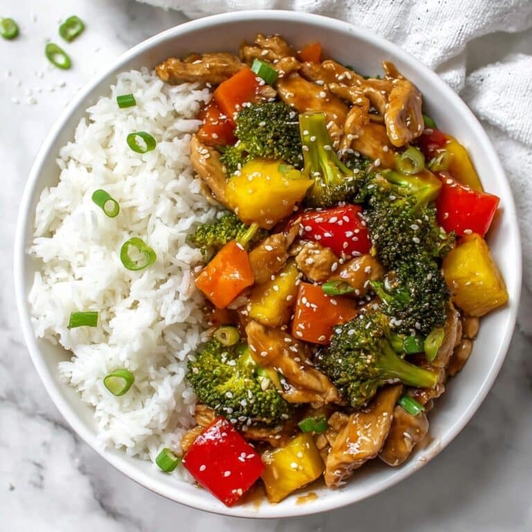 Sweet & Savory Pork Stir Fry with Pineapple and Vegetables Recipe