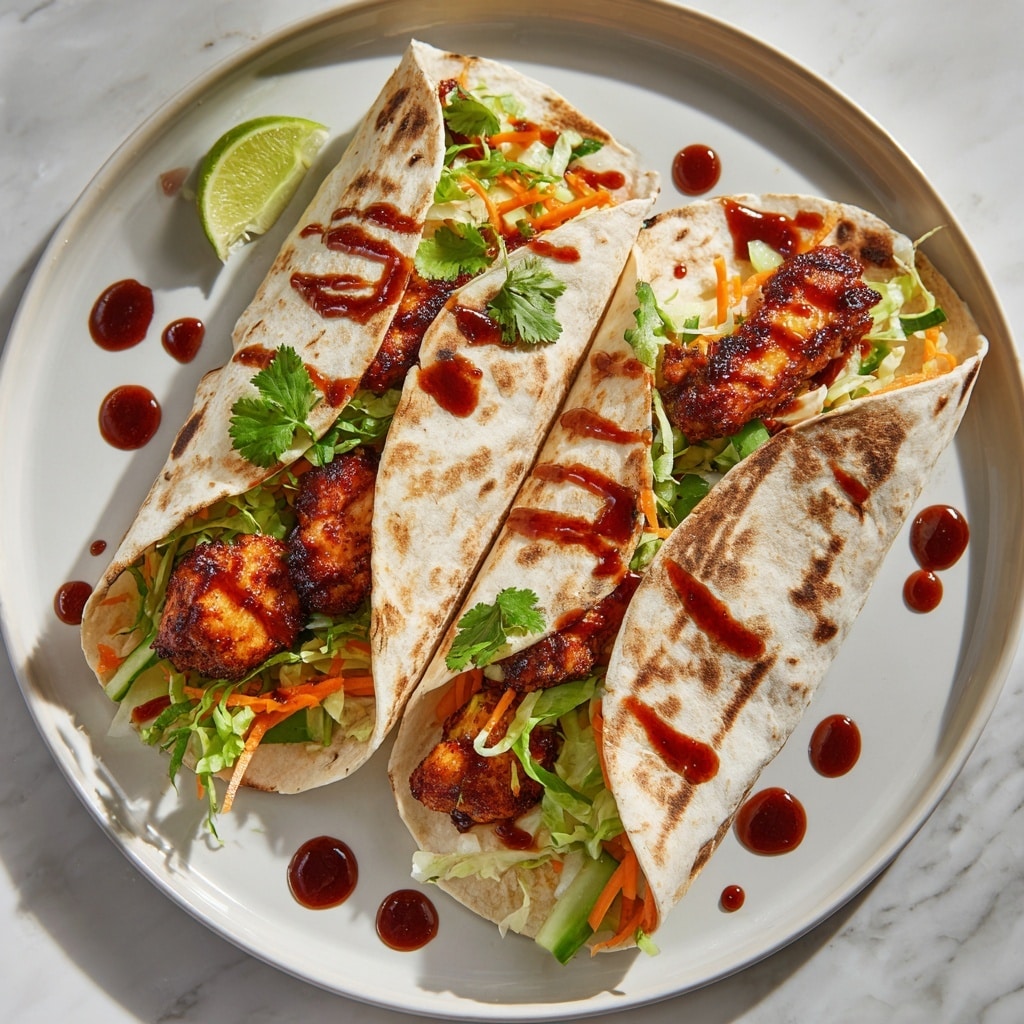 Sweet Chili Chicken Wraps Recipe