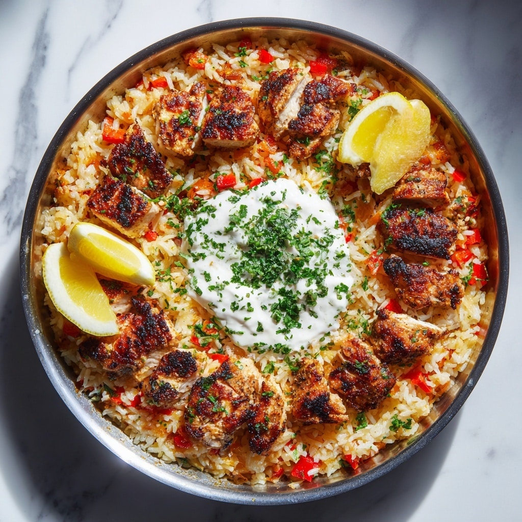One Pot Chicken Shawarma Rice Recipe