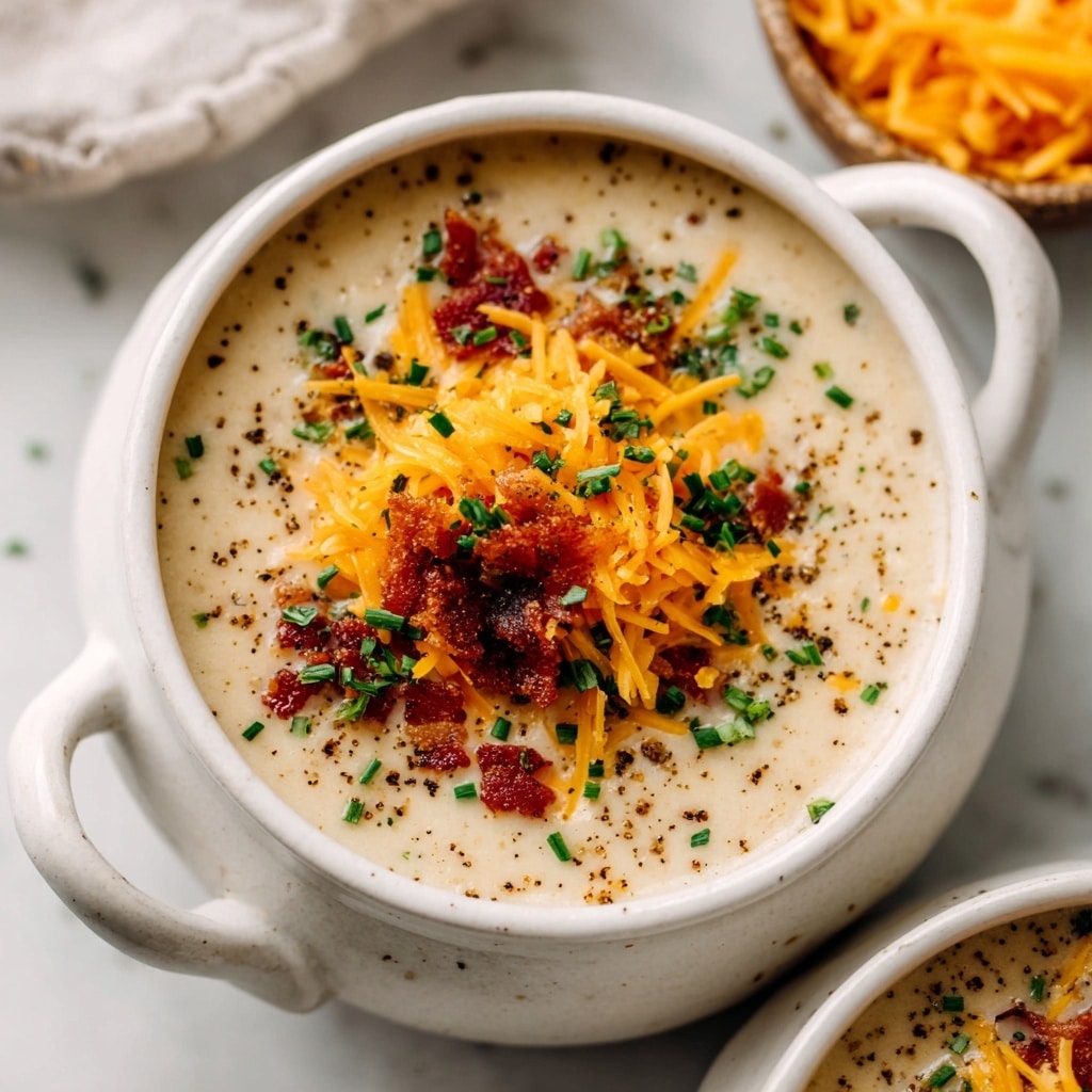 Slow Cooker Loaded Baked Potato Soup Recipe