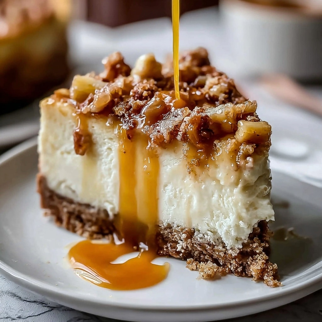 Salted Caramel Apple Cheesecake Recipe