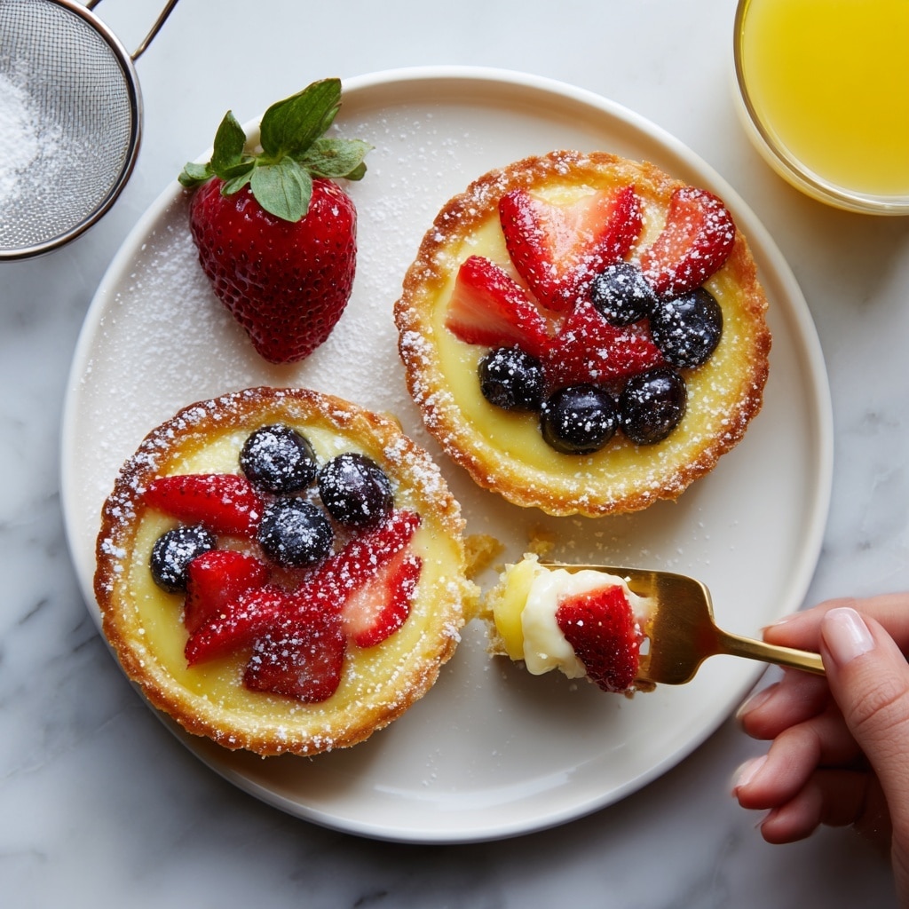 Air Fryer Yogurt Custard Toast with Blueberries and Strawberries Recipe