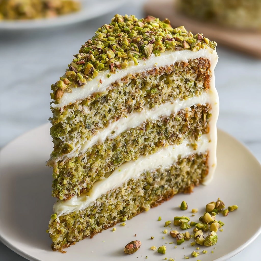 Delicious Pistachio Mascarpone Layer Cake Recipe to Impress Recipe