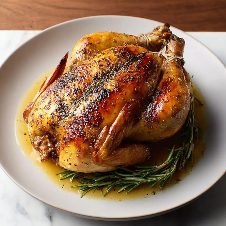 Roast Chicken with Garlic, Lemon, and Fresh Herbs Recipe