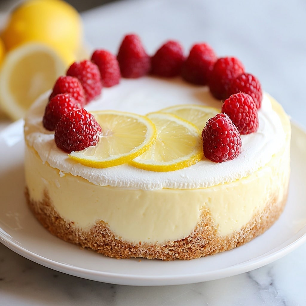 4 Ingredient Lemon Cottage Cheese Cake Recipe