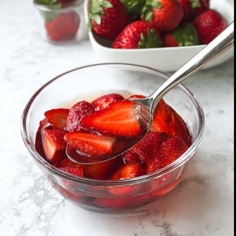 Macerated Strawberries Recipe