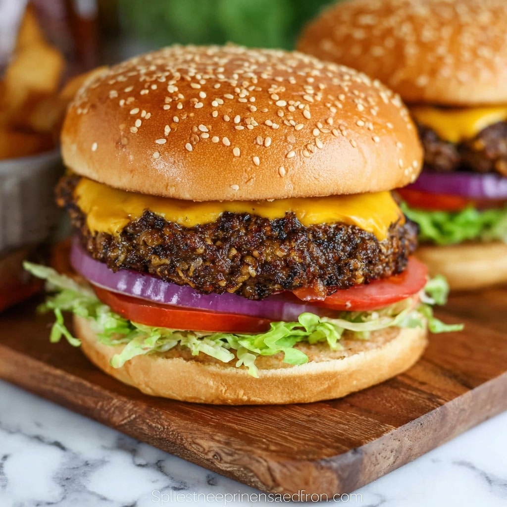Smash Burgers with Creamy Dill Sauce Recipe
