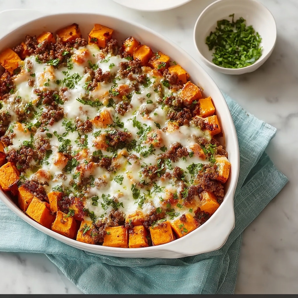 Hearty Ground Turkey and Sweet Potato Casserole Recipe