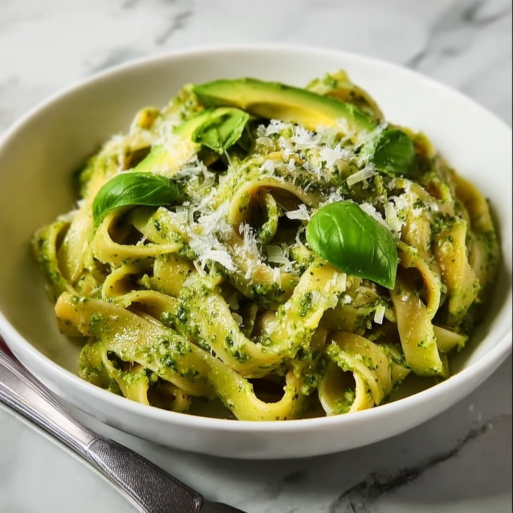 Creamy 15 Minute Avocado Pasta Recipe