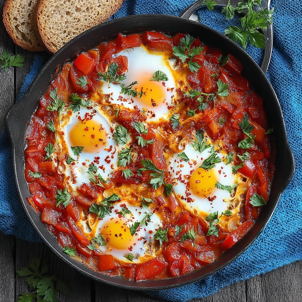 Shakshuka (Eggs in Tomato Sauce) Recipe