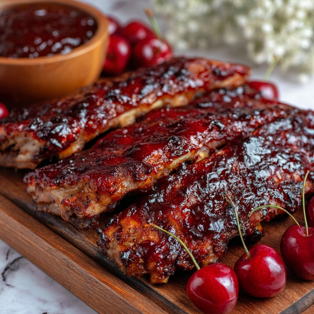 Cherry BBQ Glaze: Sweet, Tangy & Perfect for Ribs or Grilled Chicken Recipe