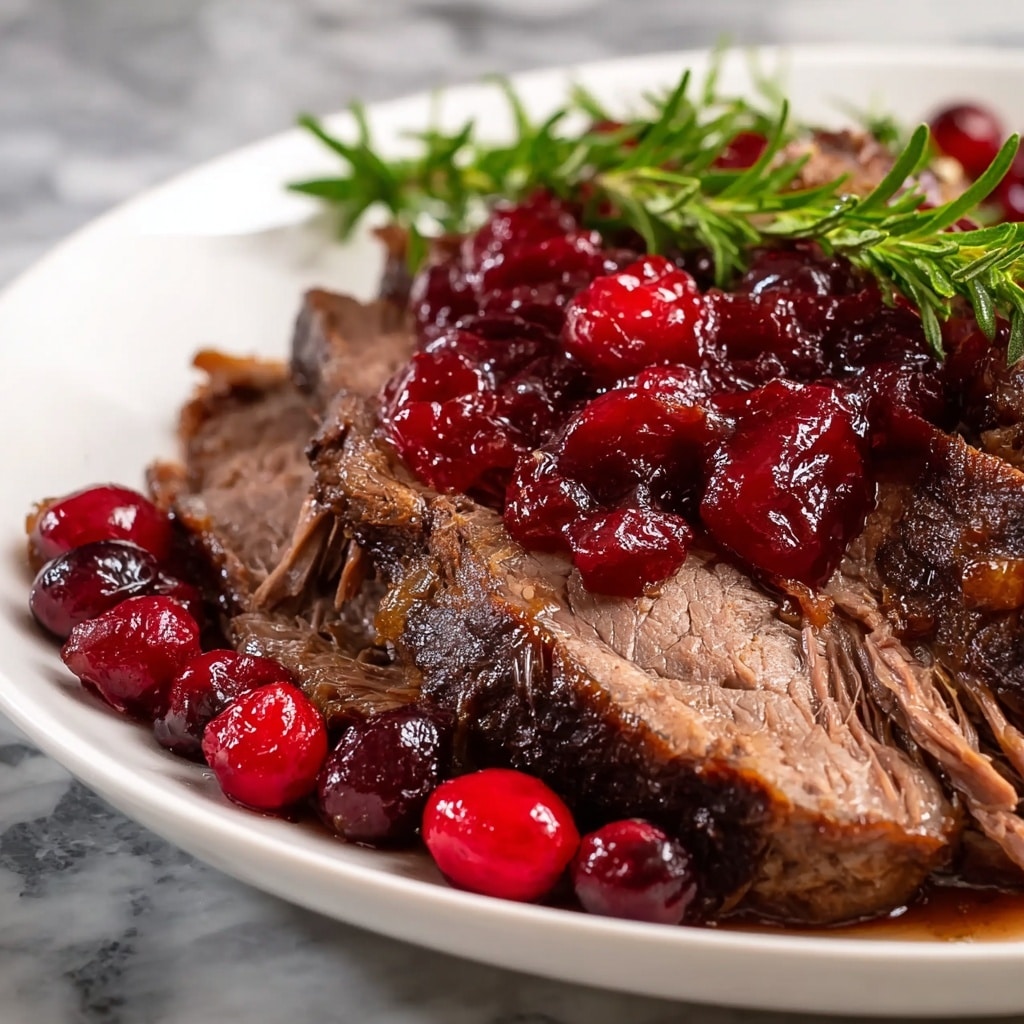 Slow Cooker Cranberry Beef Brisket: A Flavorful Delight Recipe
