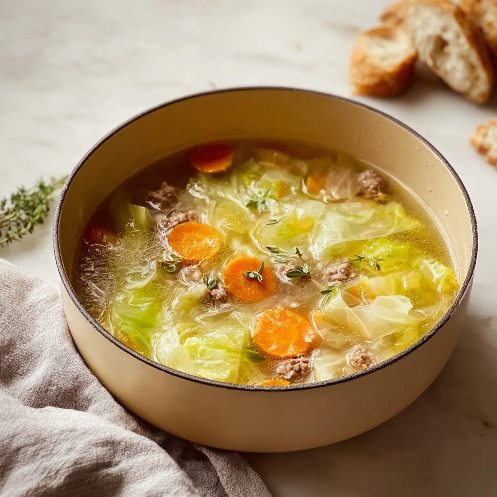 Best Diet Cabbage Soup with Ground Turkey Recipe