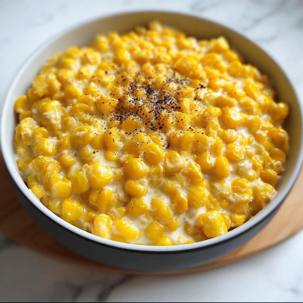 Creamy Honey Butter Skillet Corn Recipe