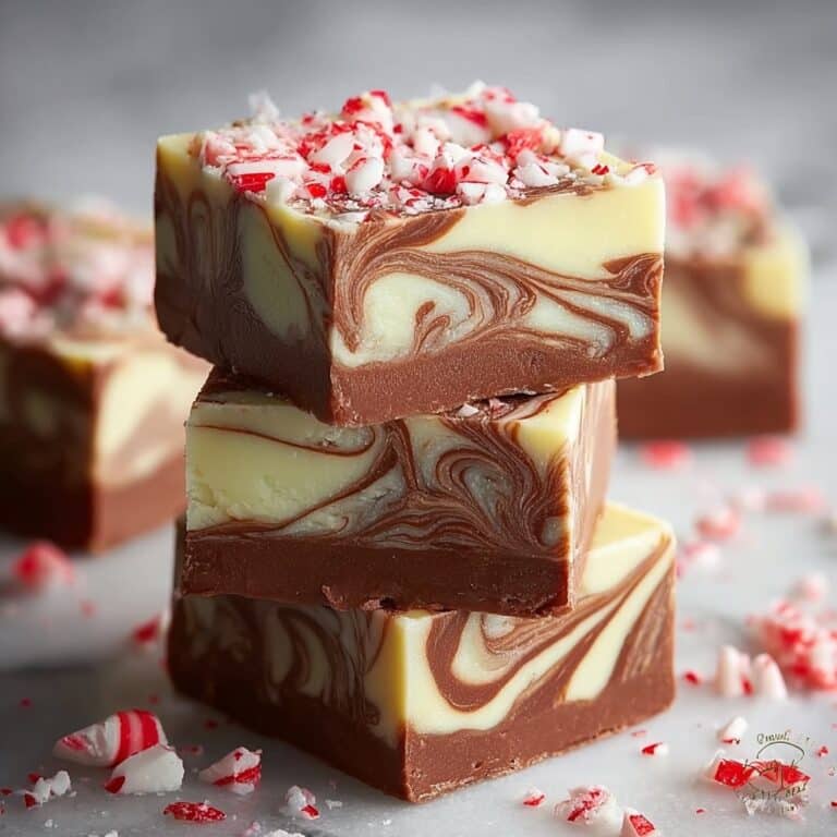 Peppermint Swirl Fudge Recipe