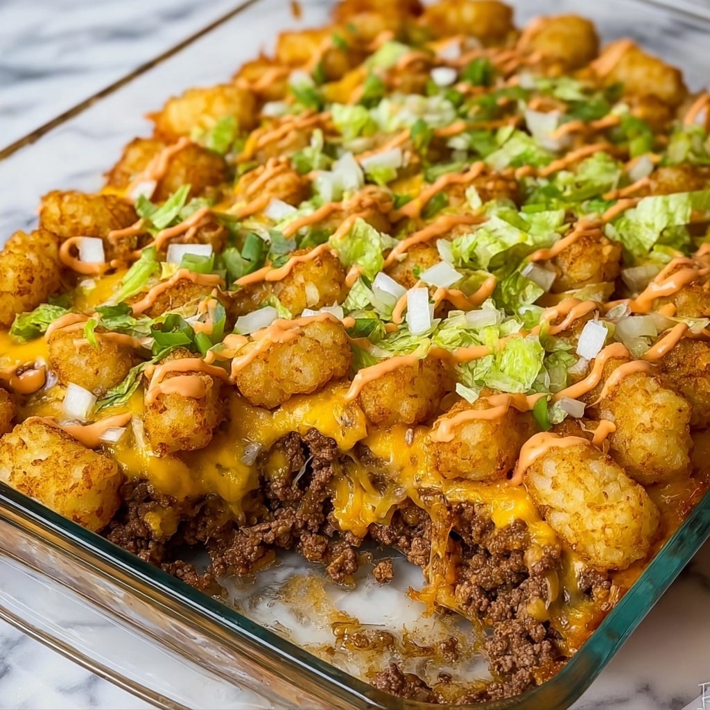 Big Mac Tater Tot Casserole Recipe