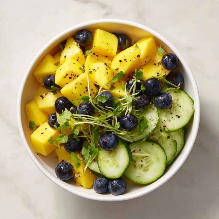 Mango Cucumber Salad with Cilantro Lime Vinaigrette Recipe