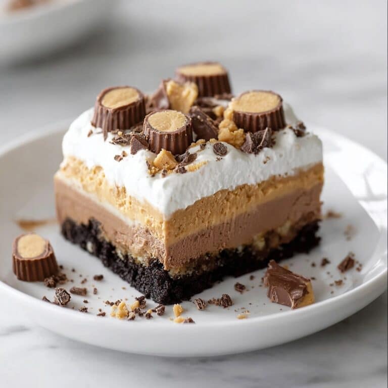 Peanut Butter Lasagna (No-Bake Dessert) Recipe