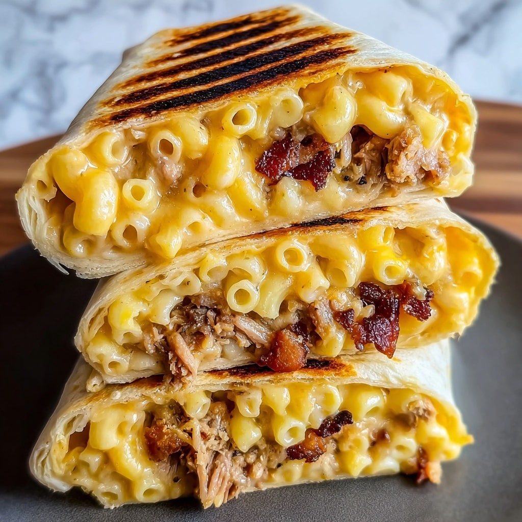 Pulled Pork Mac & Cheese Wraps Recipe