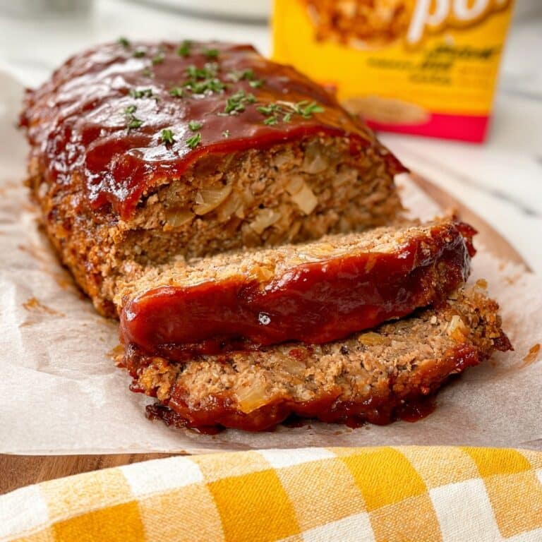 Stove Top Stuffing Meatloaf (Oven Baked) Recipe